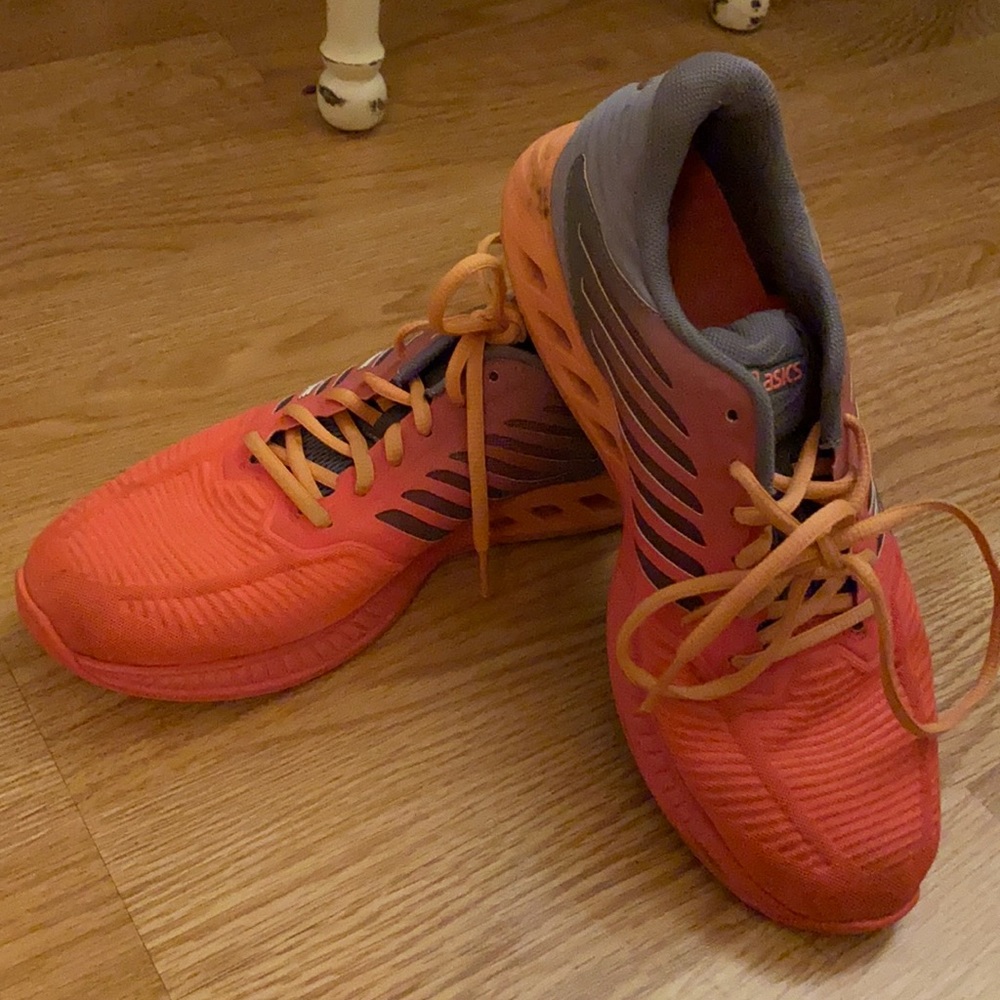 Women’s Pink/Gray ASICS sneakers